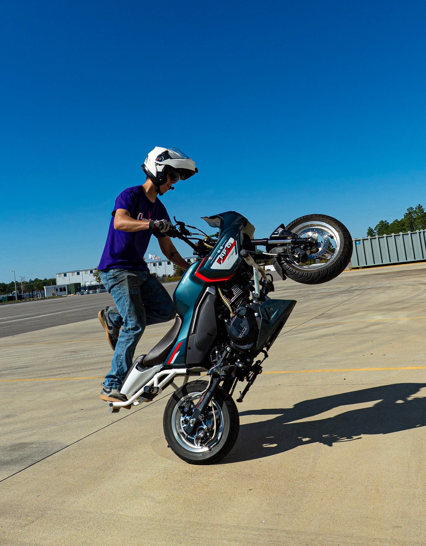 CFMoto Papio Handbrake Bracket Wheelie