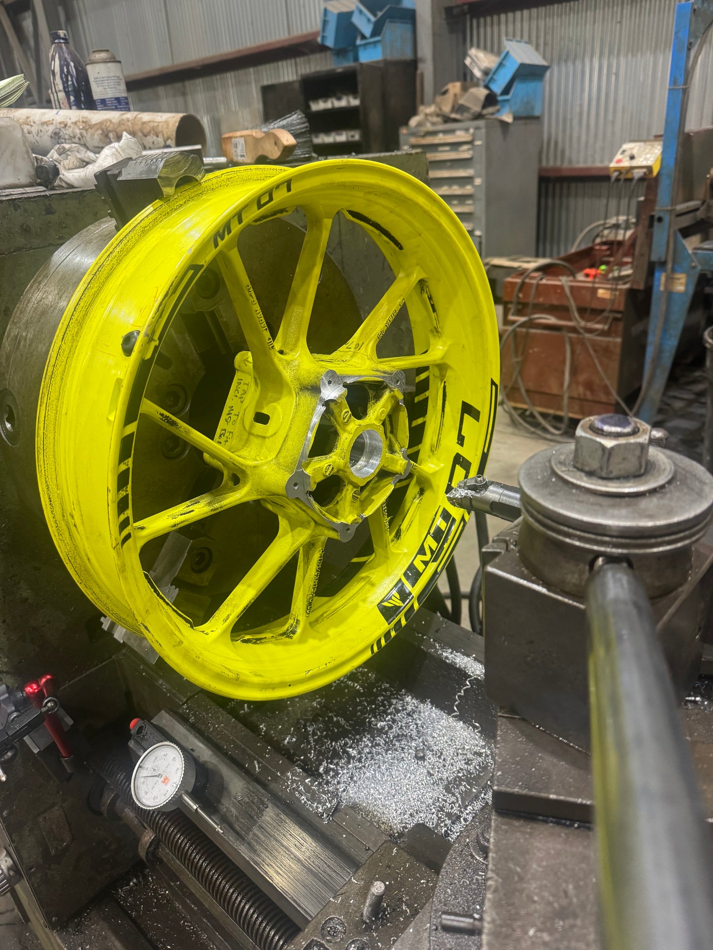 T7 Supermoto Wheel Swap Machining Service