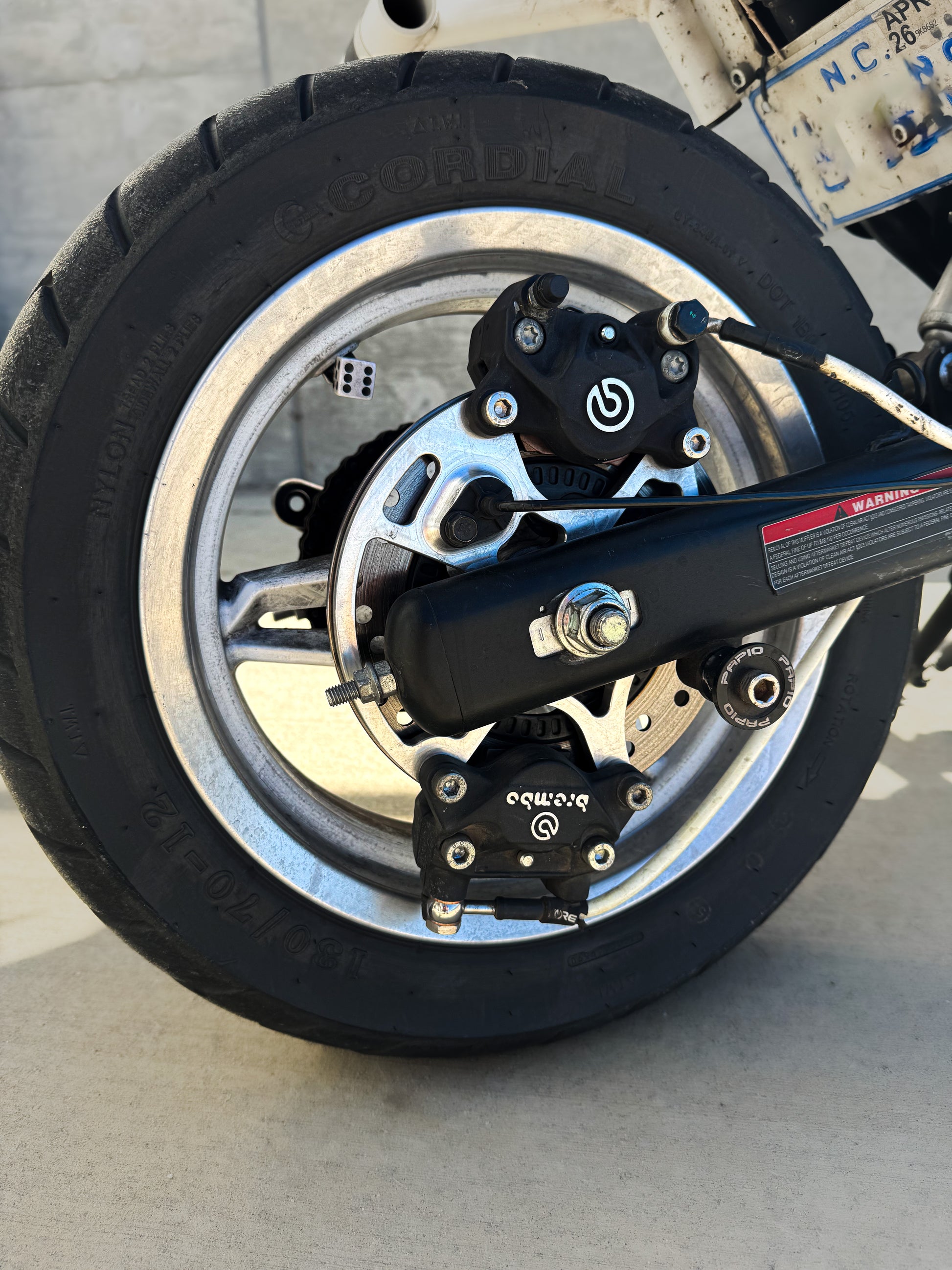 CFMoto Papio Handbrake Bracket